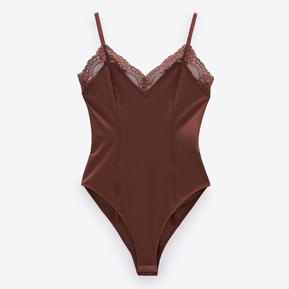 Zara Tops - Zara Lingerie-Style Bodysuit